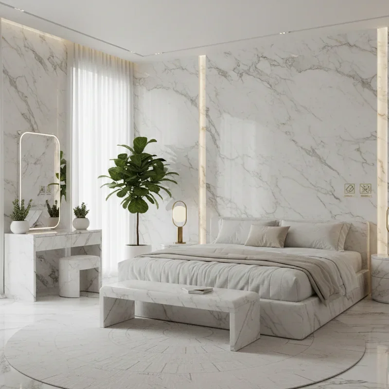 Marble Bedroom Ideas