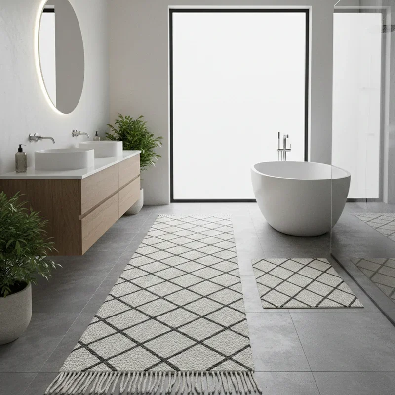 Modern Bathroom Rug Ideas