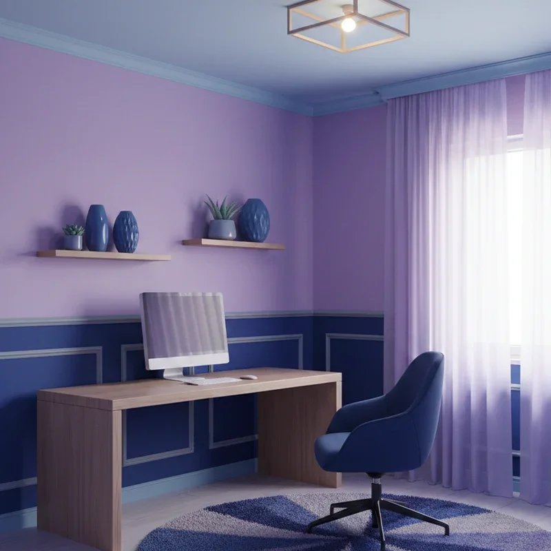 Blue and Purple Room Ideas