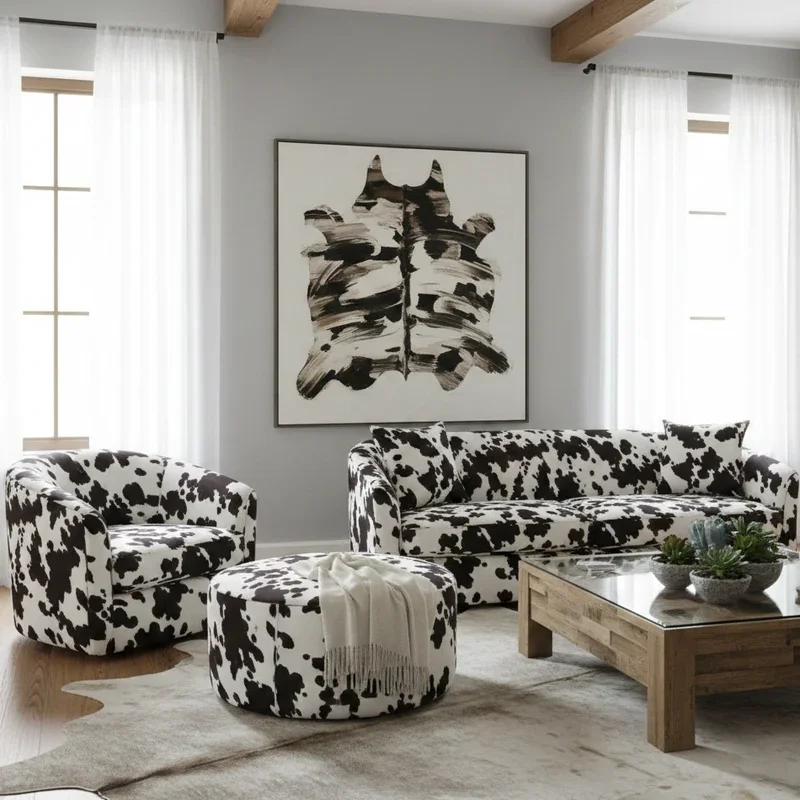 Cow Print Room Ideas