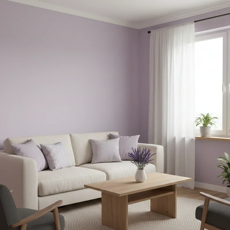 Lavender Living Room Ideas