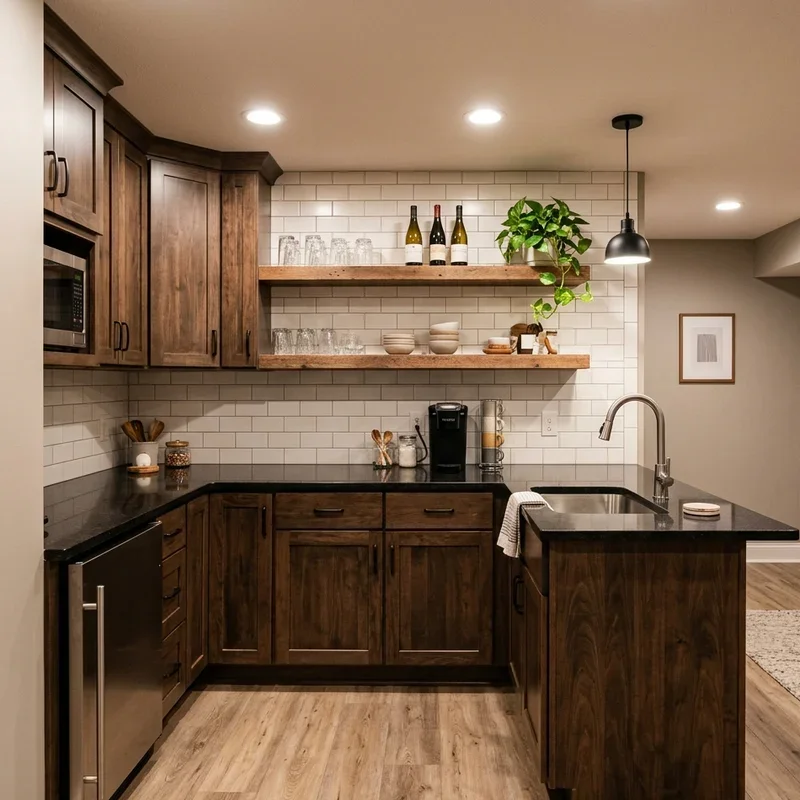 Basement Kitchenette Ideas