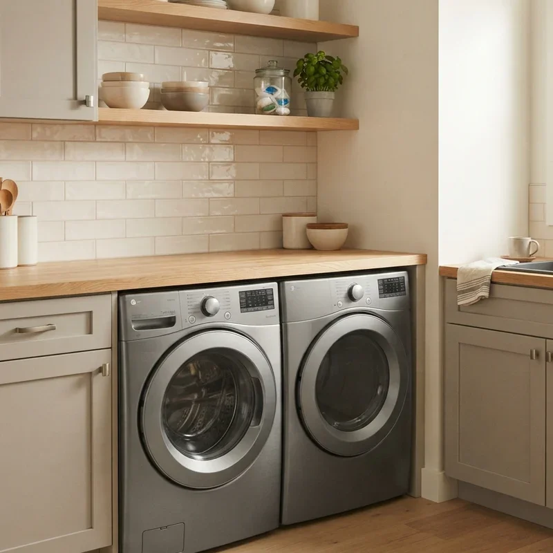 Washing Machine in Kitchen Ideas