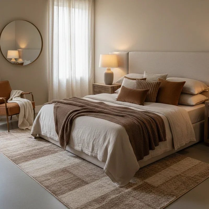 Beige and Brown Bedroom Ideas