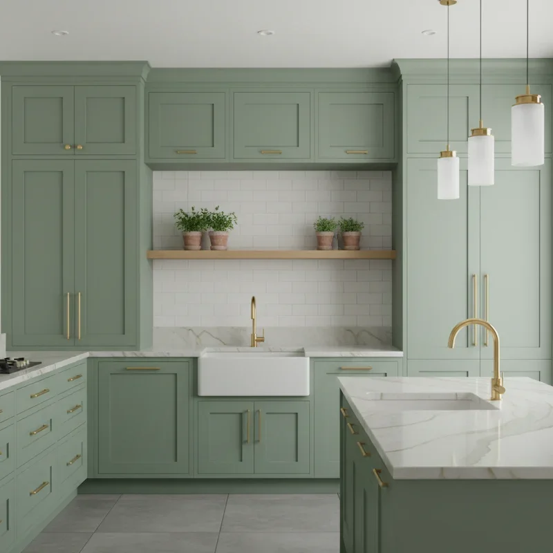 Sage Green Kitchen Cabinets Ideas