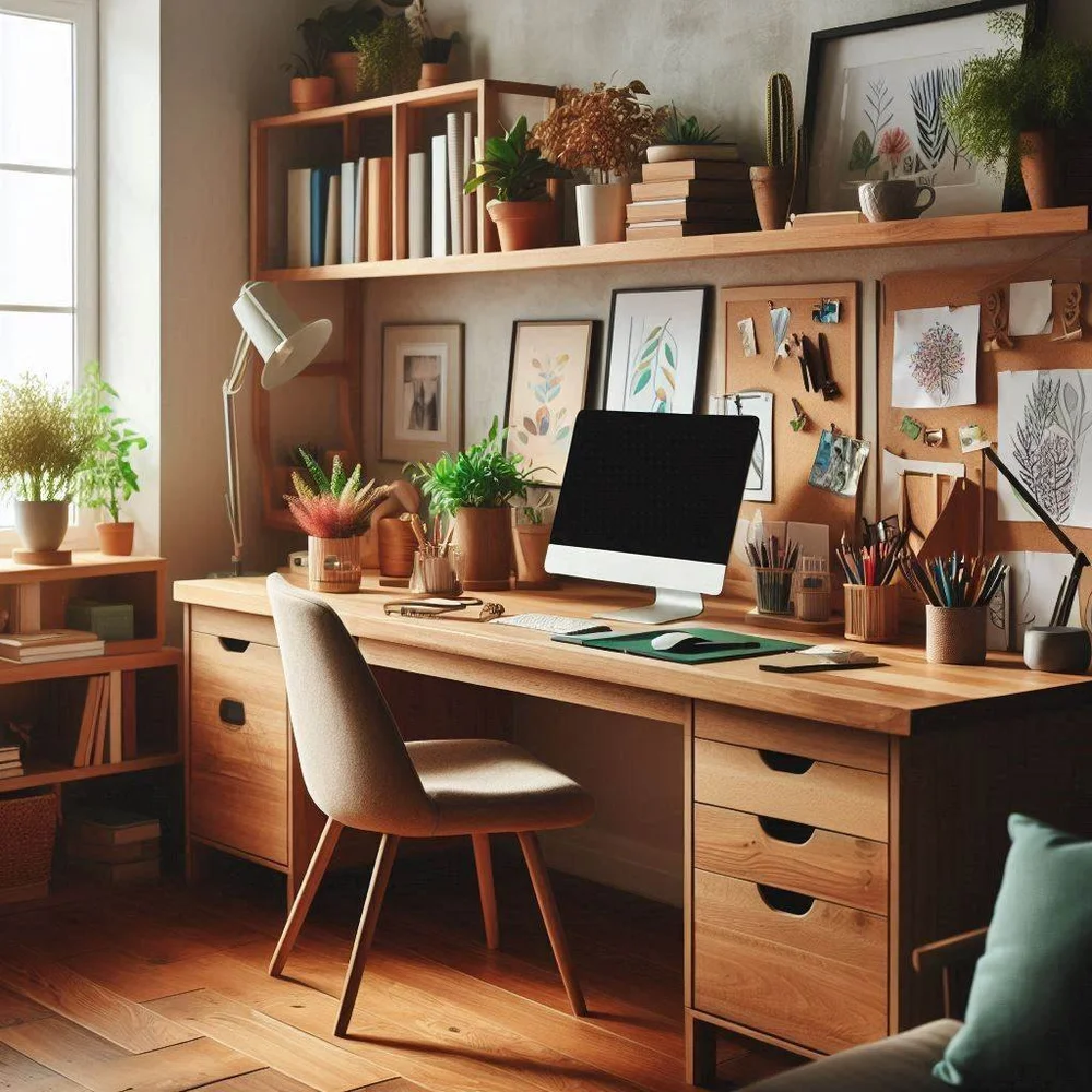 Рабочее место в стиле лофт