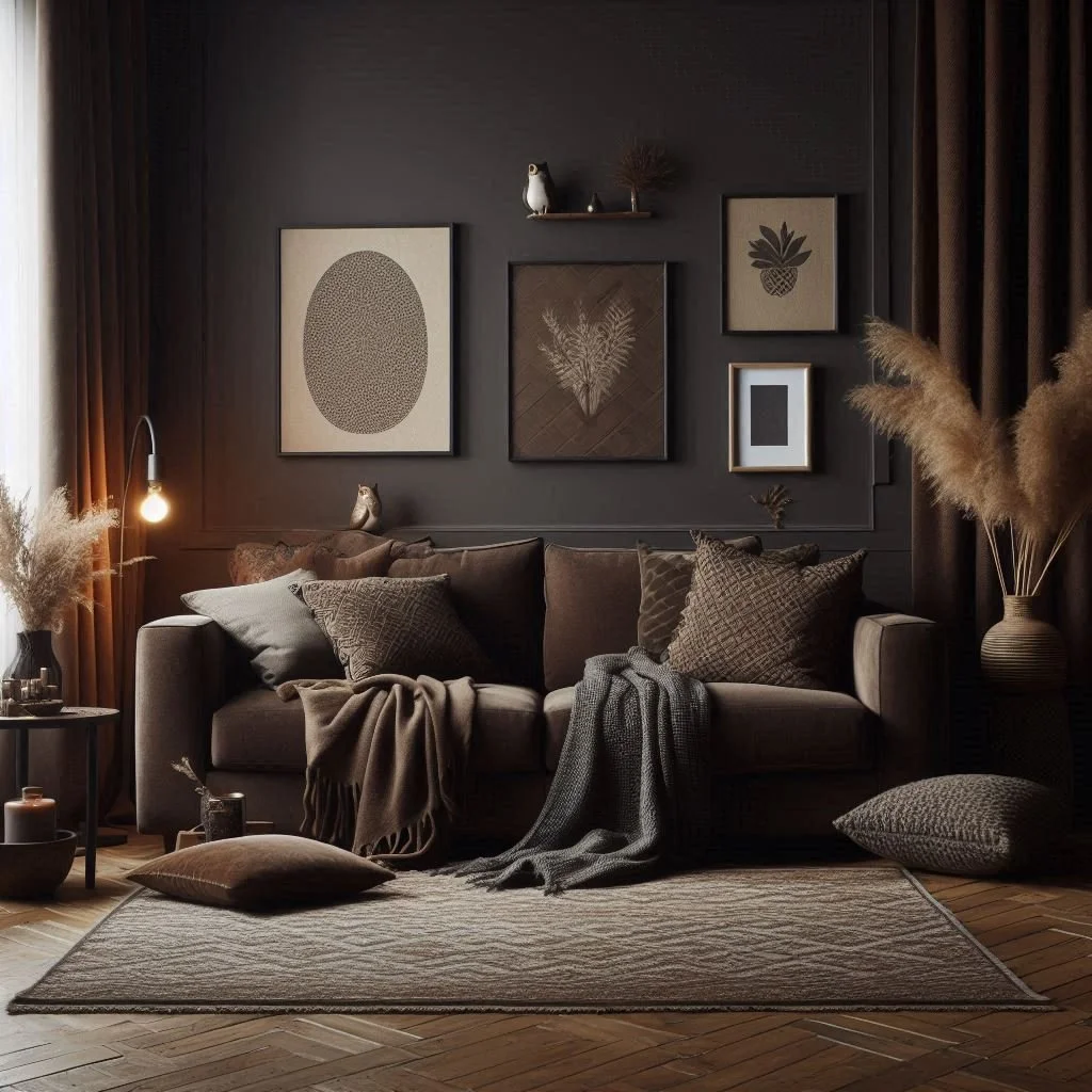 15 Dark Brown Couch Living Room Ideas for Cozy Spaces