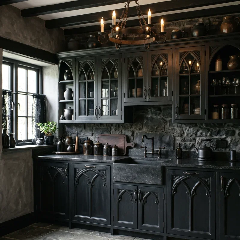 Goth Kitchen Ideas