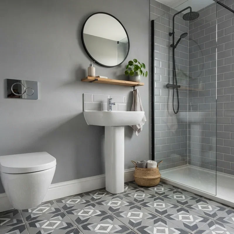 Grey Bathroom Tile Paint Ideas