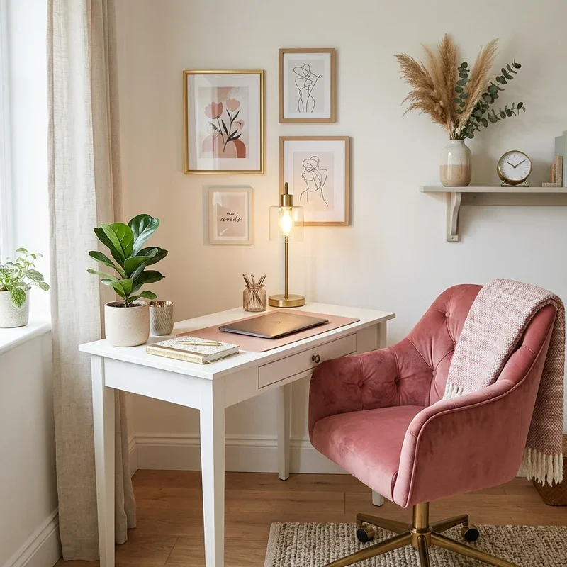 Girly Home Office Ideas