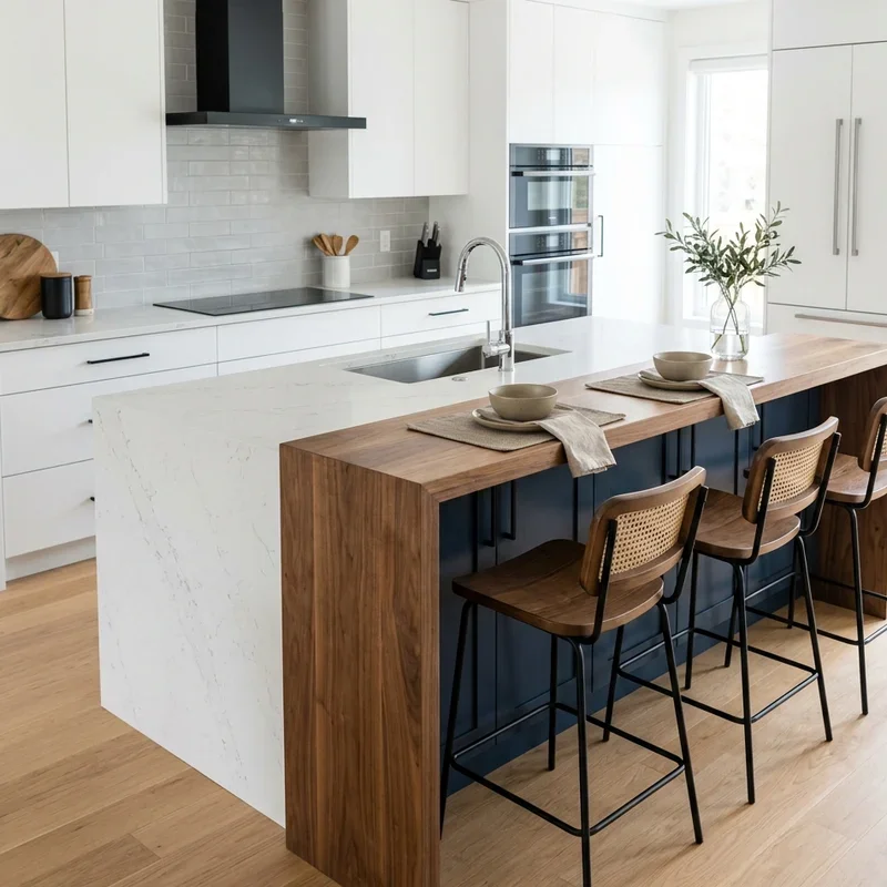 Two Tier Kitchen Island Ideas