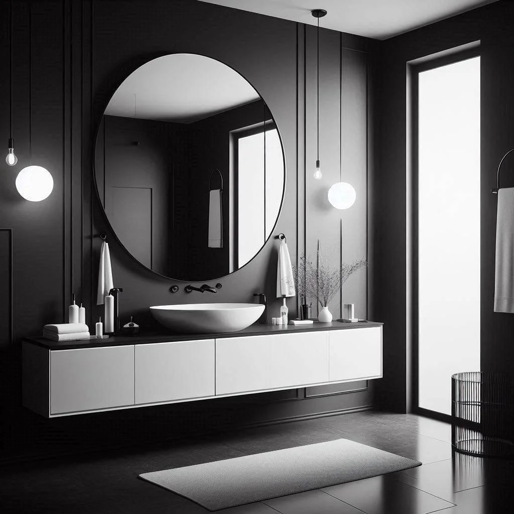 15 Chic Black and White Bathroom Decor Ideas