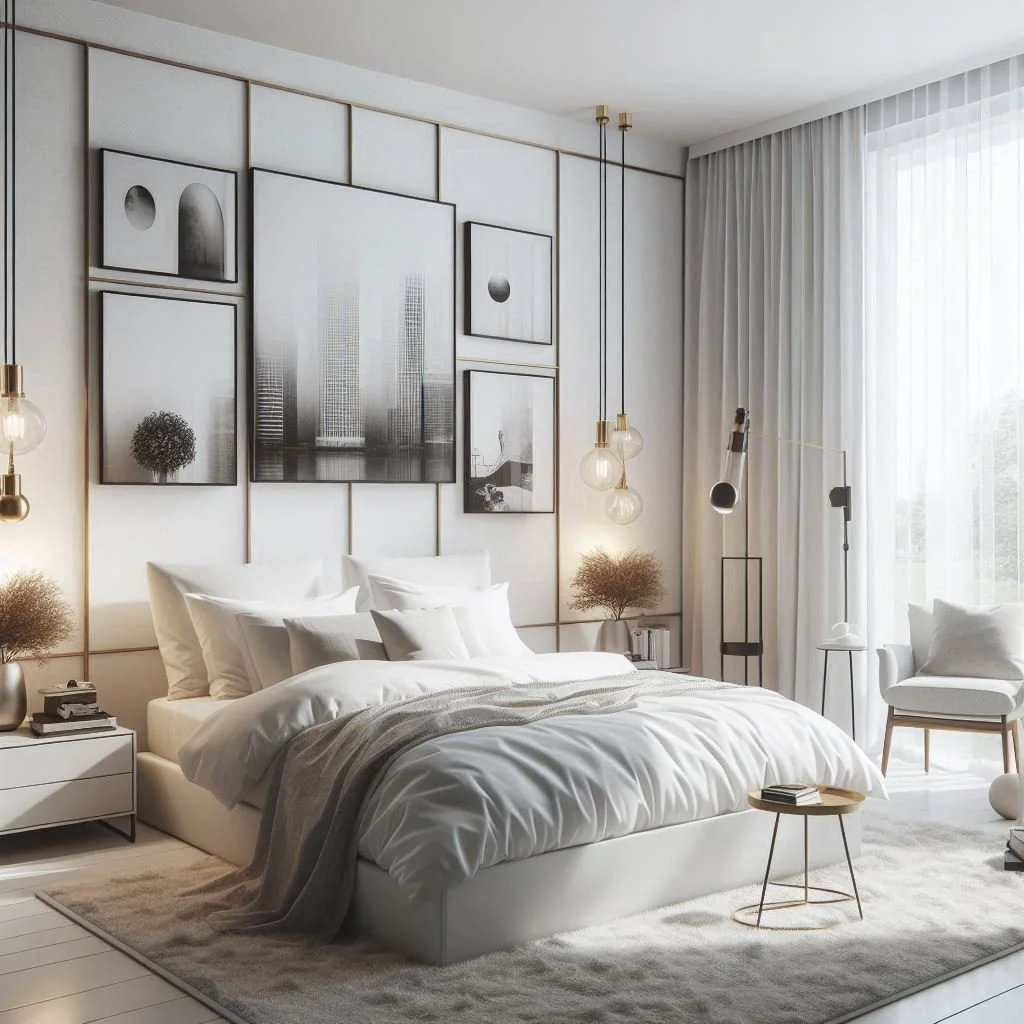 15 Sleek Modern White Bedroom Ideas for Elegance