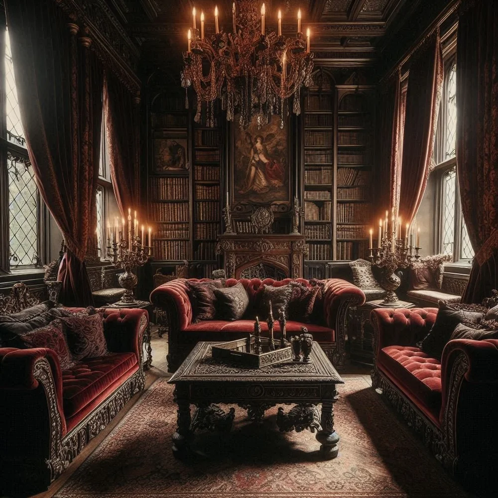 15 Darkly Elegant Gothic Living Room Ideas