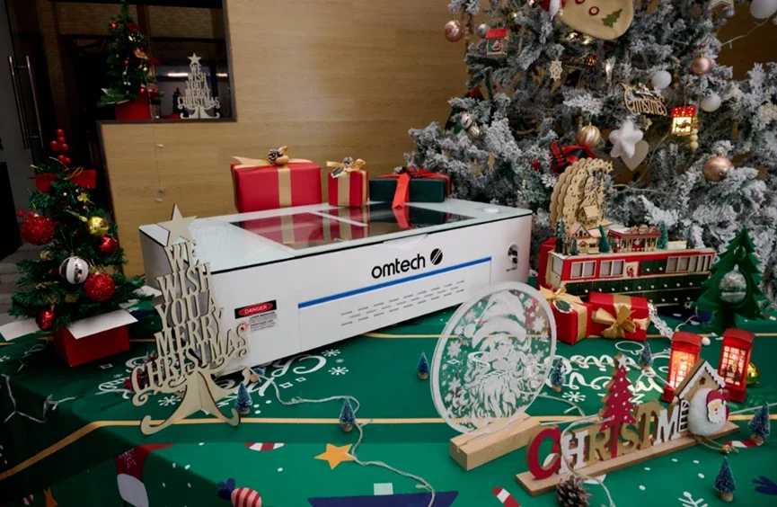 Personalized Laser-Engraved Wooden Decor for a Cozy Christmas