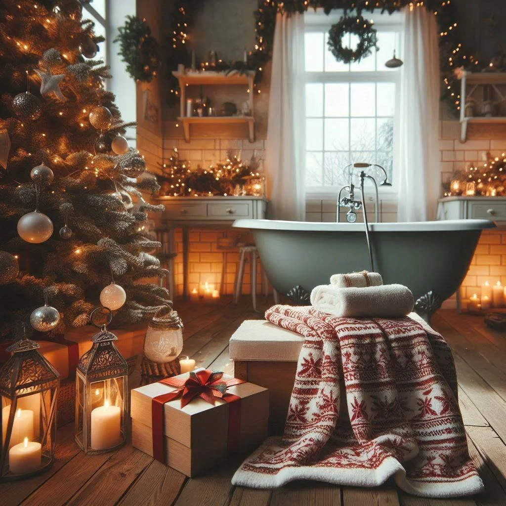 15 Christmas Bathroom Decor Ideas for Festive Cheer
