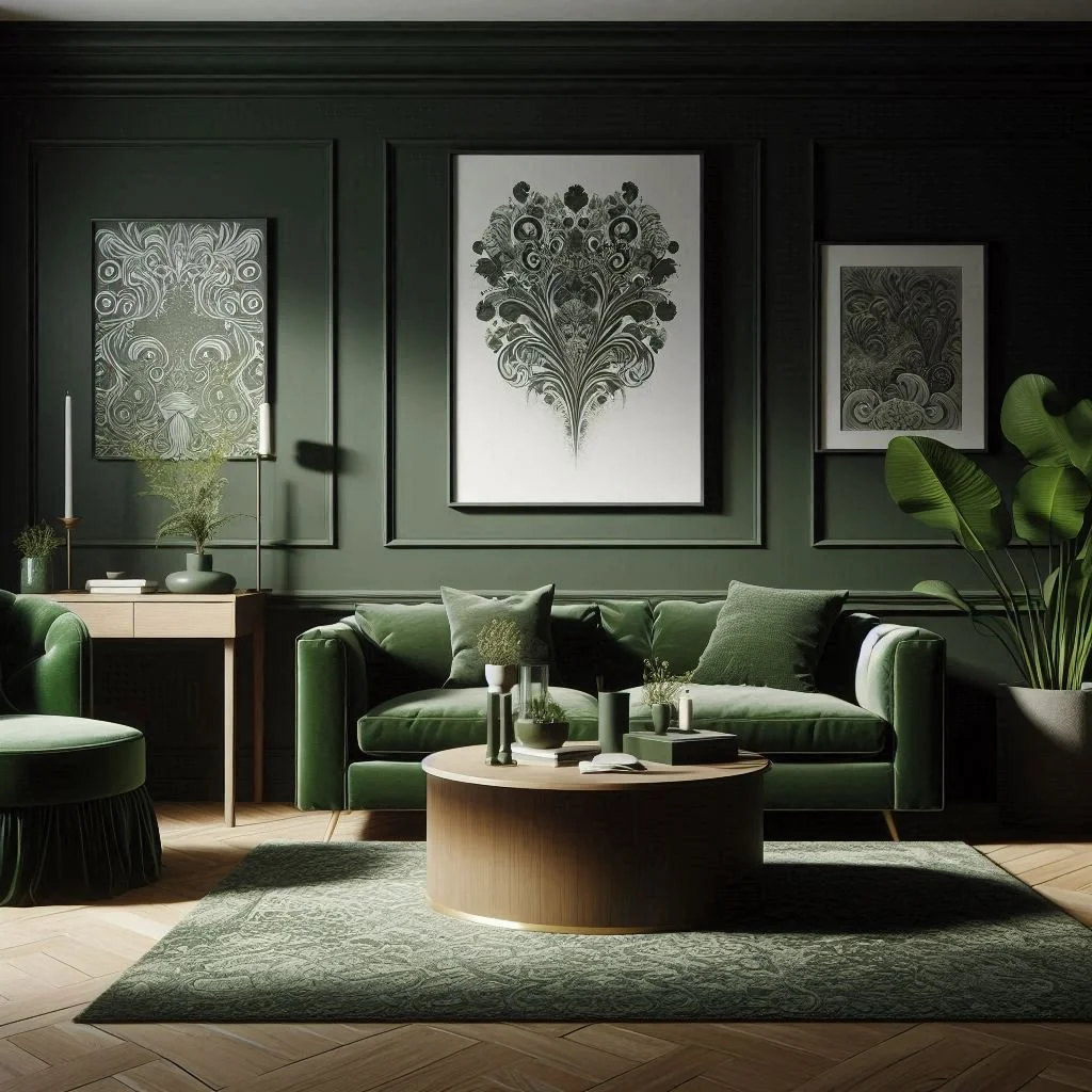 15 Dark Green Living Room Ideas for Cozy Elegance