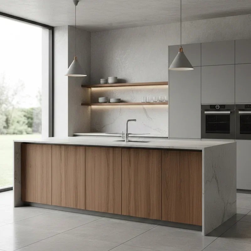 Grey and Brown Kitchen Ideas