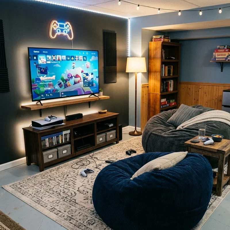 Basement Hangout Ideas