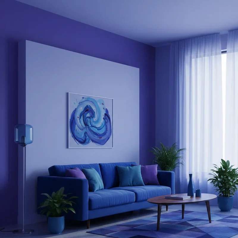 Blue and Purple Room Ideas
