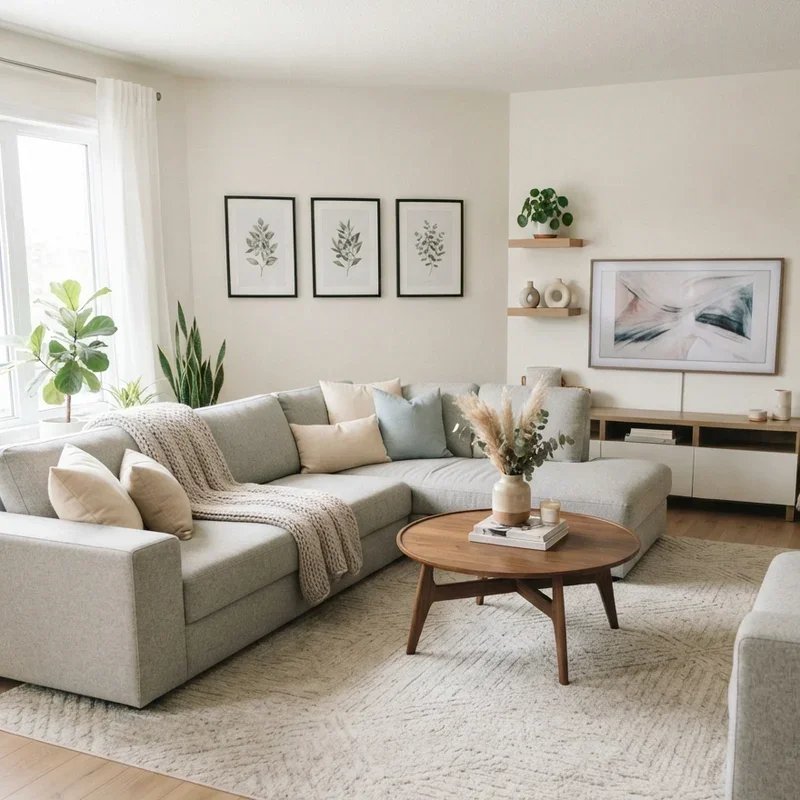 Light Grey Sectional Living Room Ideas