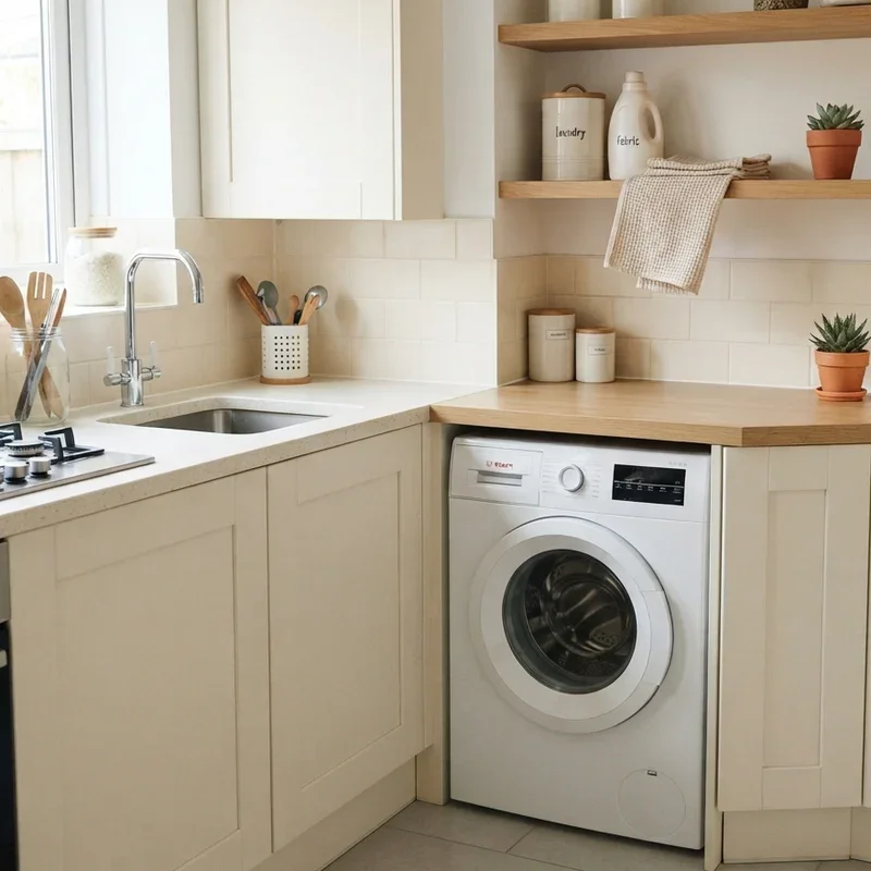 Washing Machine in Kitchen Ideas