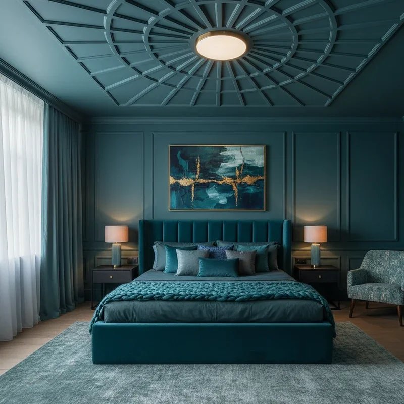 Dark Teal Bedroom Ideas
