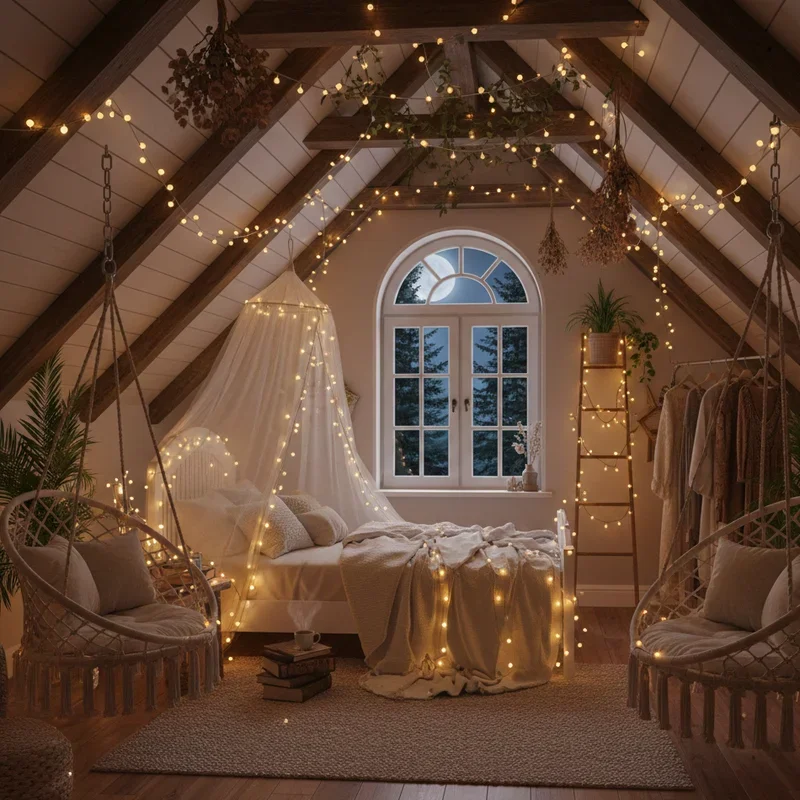 Girl Attic Bedroom Ideas