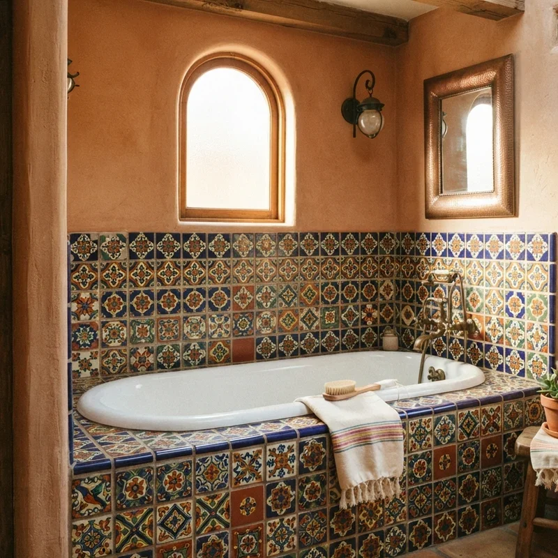 Mexican Tile Bathroom Ideas
