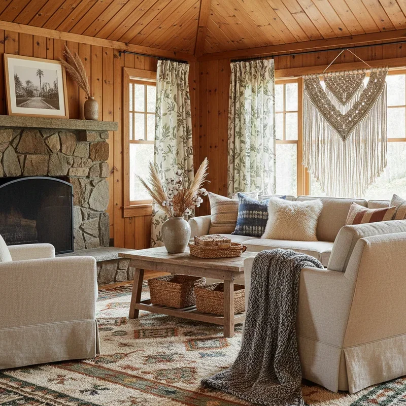 Knotty Pine Living Room Ideas