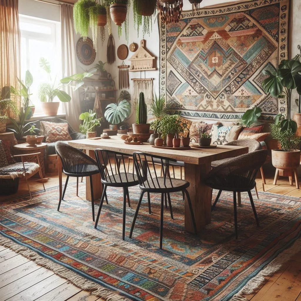 15 Chic Boho Dining Room Ideas for Eclectic Style