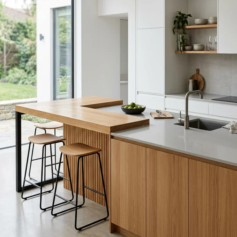 Two Tier Kitchen Island Ideas