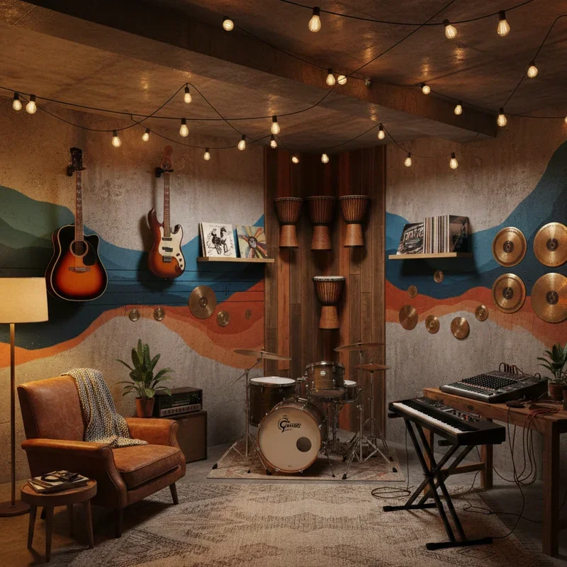 Basement Music Room Ideas