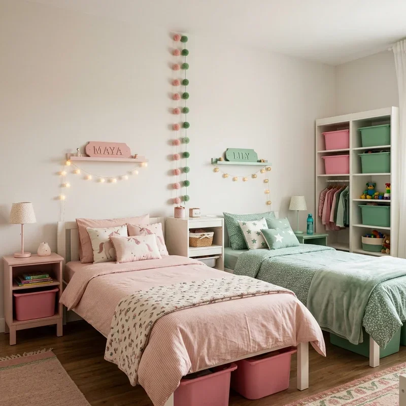 Small Bedroom Ideas for Two Sisters