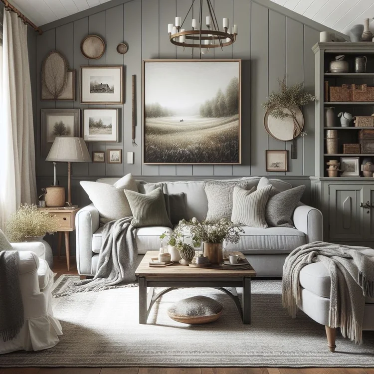 15 Stunning Grey and Sage Green Living Room Ideas