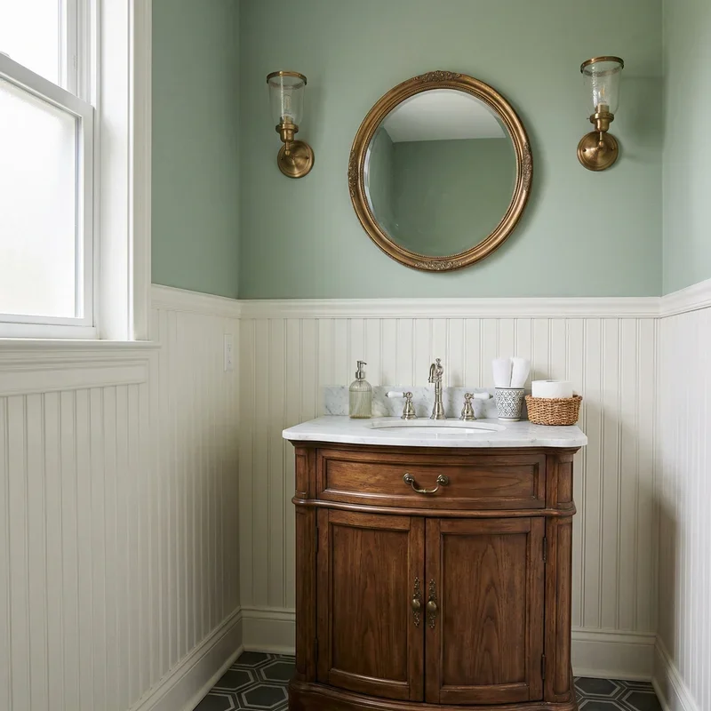 Powder Room Wainscoting Ideas