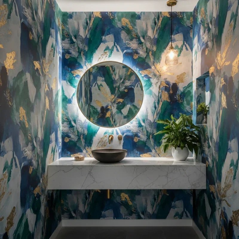 Powder Room Wallpaper Ideas