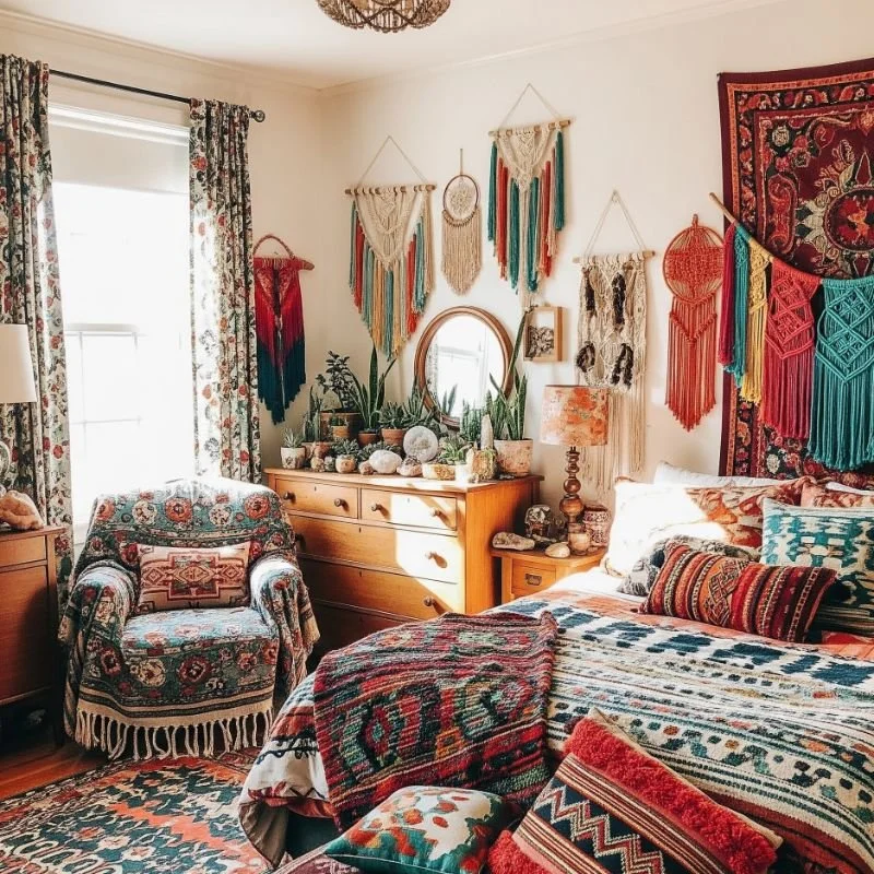 15 Colorful Boho Bedroom Ideas for Vibrant Vibes