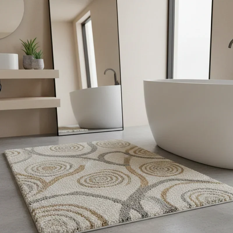 Modern Bathroom Rug Ideas