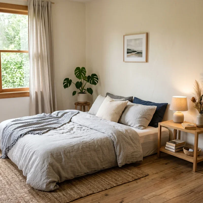 No Bed Frame Bedroom Ideas