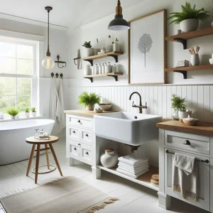 15 White Modern Farmhouse Bathroom Ideas for Timeless Style