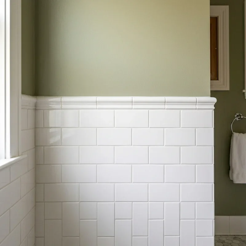 Bathroom Wall Border Ideas