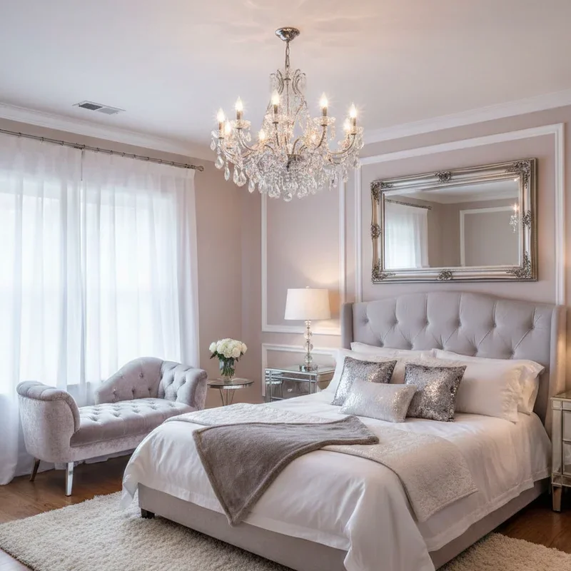 Small Glam Bedroom Ideas