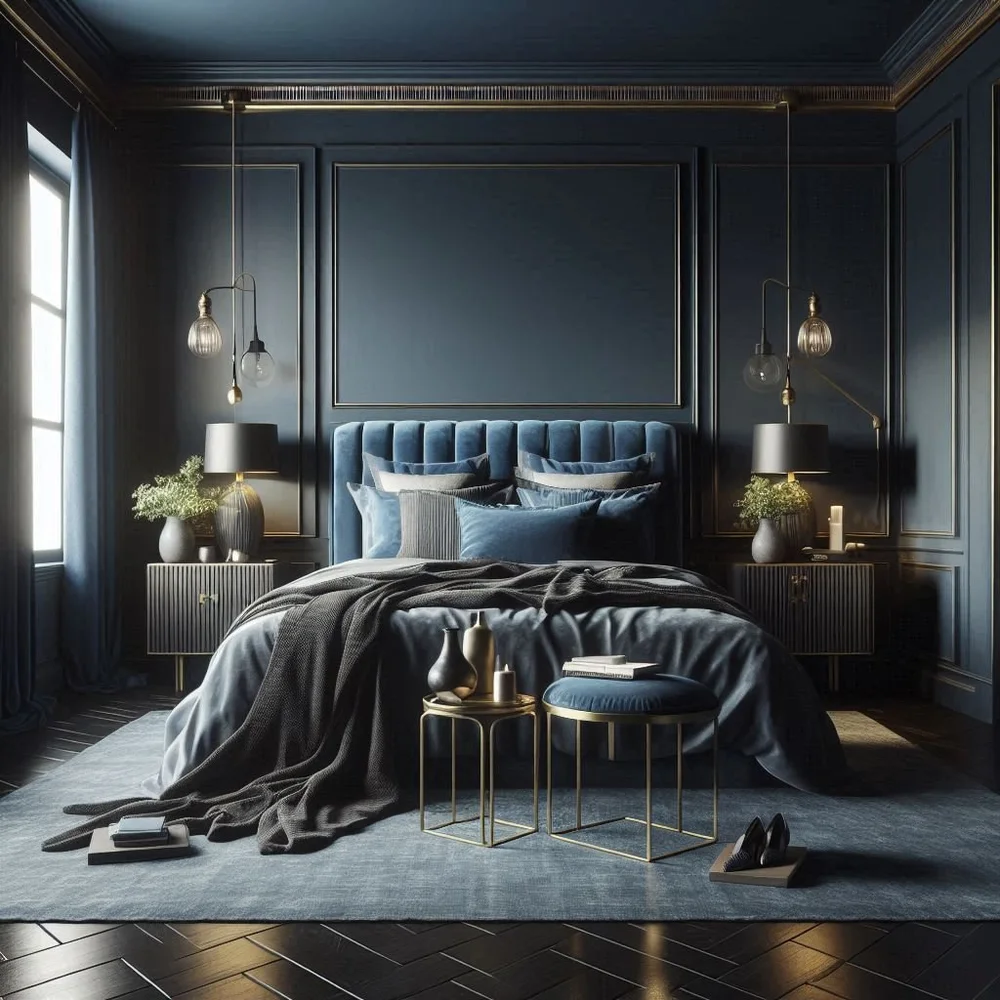 15 Dark Blue Bedroom Ideas for a Stylish Space