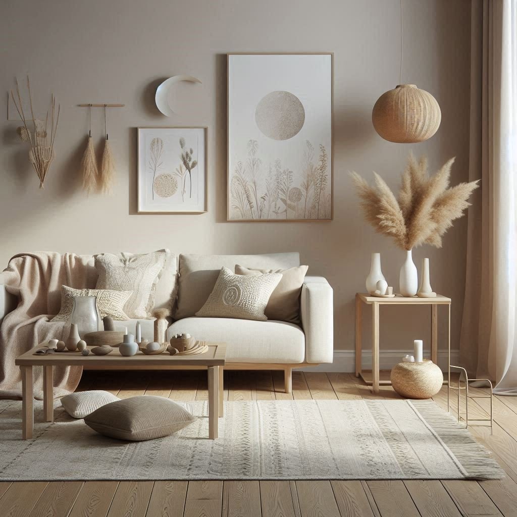 15 Minimalist Modern Boho Living Room Ideas