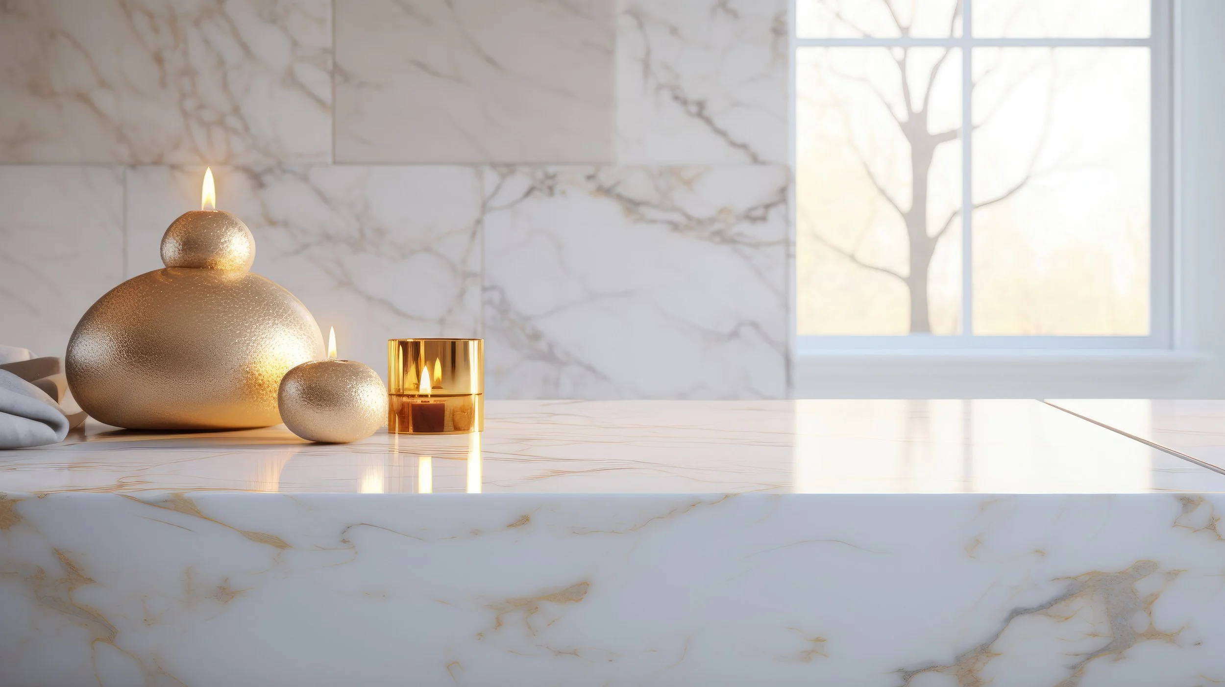 Marble, Brass and Candlelight: Details that Scream Luxury