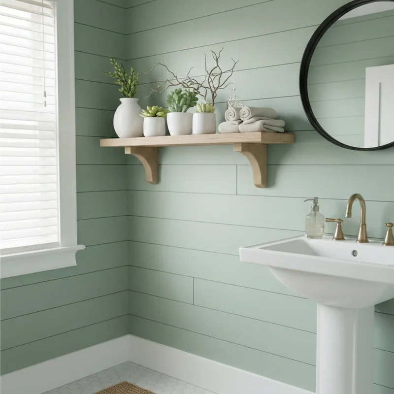 Farmhouse Half Bathroom Ideas