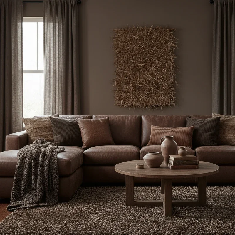 Dark Brown Living Room Ideas