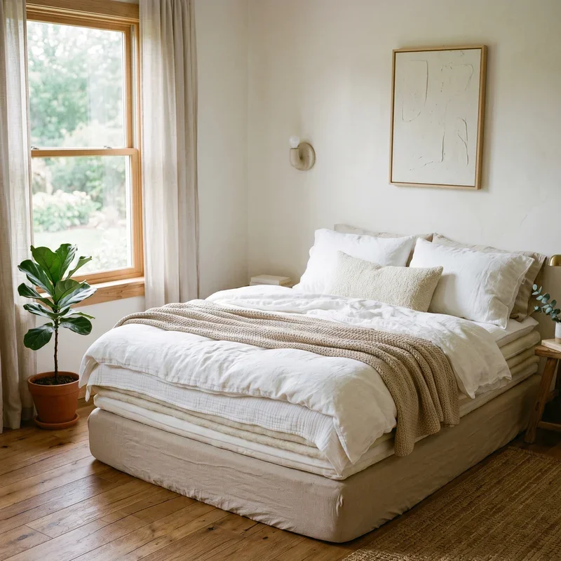No Bed Frame Bedroom Ideas