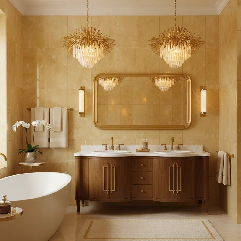 Gold Bathroom Ideas
